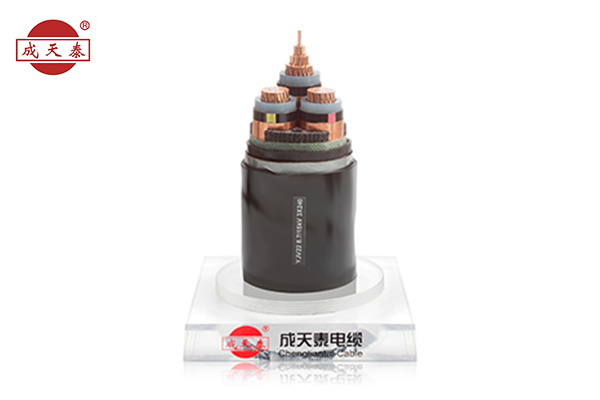 銅芯，交聯(lián)聚乙烯絕緣，鋼帶鎧裝聚乙烯護套電力電纜 YJV22 3.6/6（7.2）kV